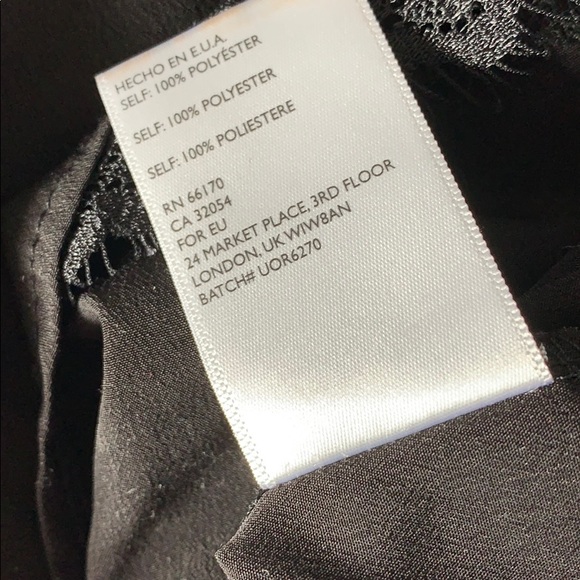 Urban outfitters Black Silky  Lace romper - Picture 7 of 7